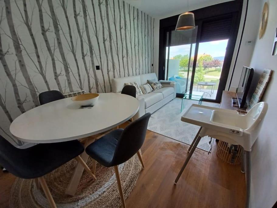 Precioso Apartamento Con Terraza Y Piscina En Portonovo-Sanxenxo Exterior foto